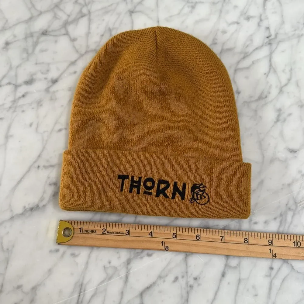 Thorn Cycling Beanie Gold OS NWOT